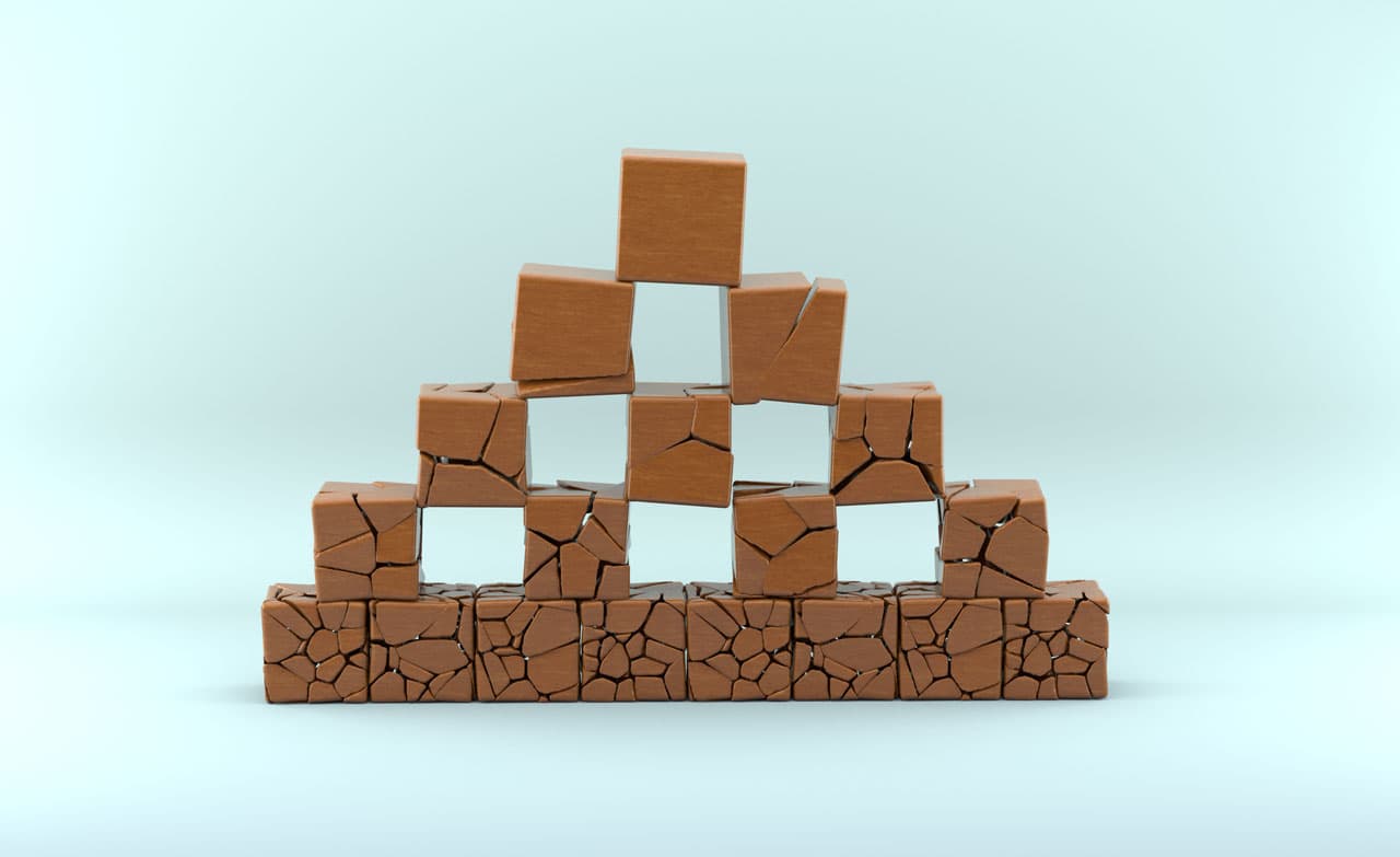 مدل سه بعدی شرکت های هرمی